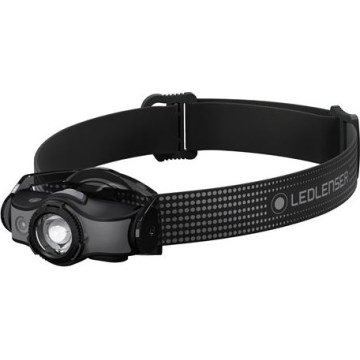 Ledlenser MH5 - LED Podesiva punjiva čelna svjetiljka LED/1xAA/750 mAh IP54 400 lm 35 h crna/siva