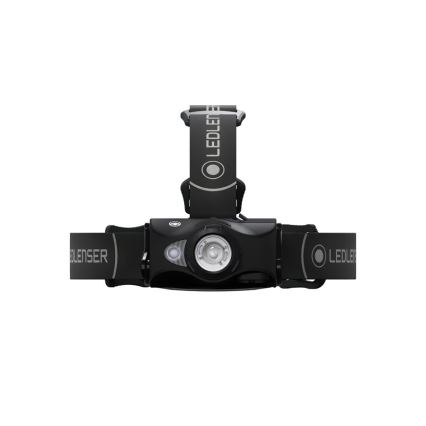 Ledlenser MH8 - punjiva čelna LED svjetiljka s podesivim intenzitetom svjetla, 2xAA/1550 mAh, IP54, 600 lm, 60 h, crna