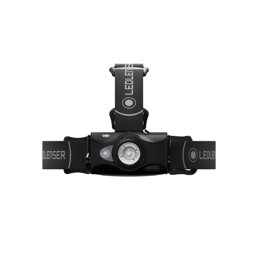 Ledlenser MH8 - punjiva čelna LED svjetiljka s podesivim intenzitetom svjetla, 2xAA/1550 mAh, IP54, 600 lm, 60 h, crna