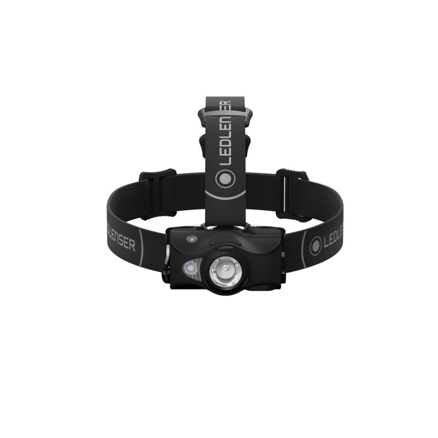 Ledlenser MH8 - punjiva čelna LED svjetiljka s podesivim intenzitetom svjetla, 2xAA/1550 mAh, IP54, 600 lm, 60 h, crna