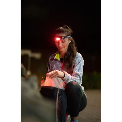 Ledlenser NEO1R - LED prigušiva punjiva čelna svjetiljka LED/730 mAh IP67 250 lm 15 h plava