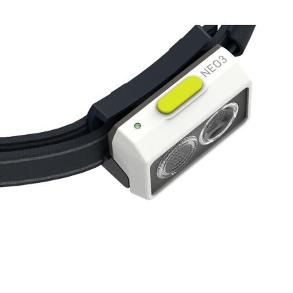 Ledlenser NEO3 - LED čelna svjetiljka s podesivom svjetlinom LED/3xAAA IP54 400 lm 20 h crna/bijela
