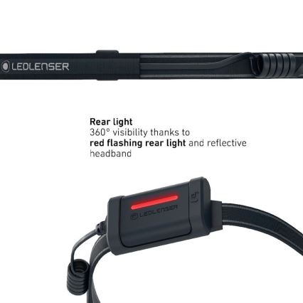 Ledlenser NEO3 - LED naglavna svjetiljka s prigušavanjem LED/3xAAA IP54 400 lm 20 h crna