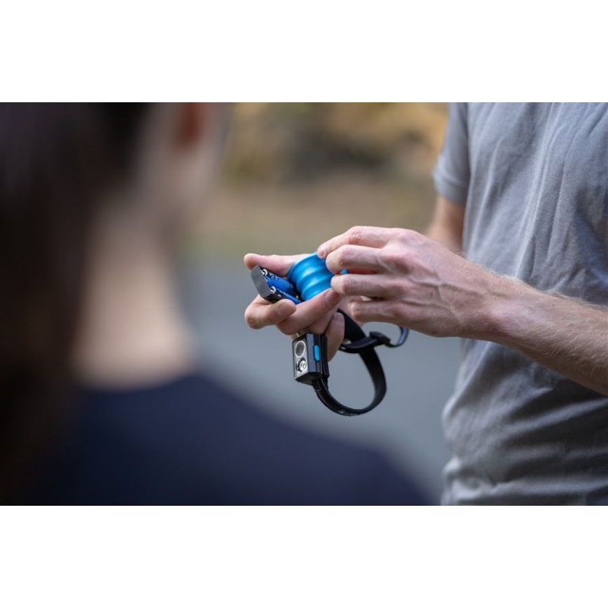 Ledlenser NEO3 - prigušiva LED čelna svjetiljka LED/3xAAA IP54 400 lm 20 h plava