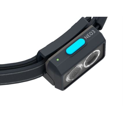 Ledlenser NEO3 - prigušiva LED čelna svjetiljka LED/3xAAA IP54 400 lm 20 h plava