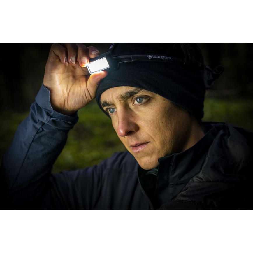 Ledlenser NEO9R - LED podesiva punjiva čelovka LED/5000 mAh IP54 1200 lm 120 h crna/siva