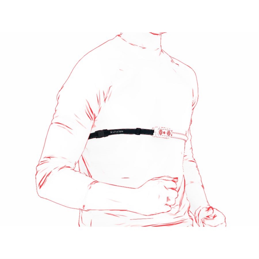 Ledlenser NEO9R - LED podesiva punjiva čelovka LED/5000 mAh IP54 1200 lm 120 h crna/siva