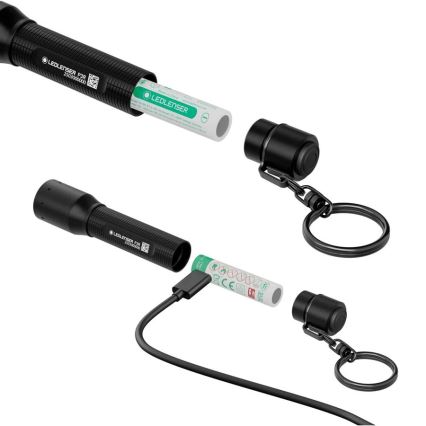 Ledlenser P3R - LED prigušiva punjiva svjetiljka LED/1xAAA/300 mAh IP54 130 lm 8 h crna