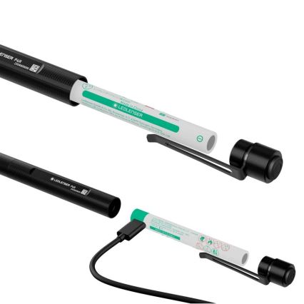 Ledlenser P4R - LED podesiva punjiva ručna svjetiljka LED/1xAAA/700 mAh IP54 300 lm 13 h crna
