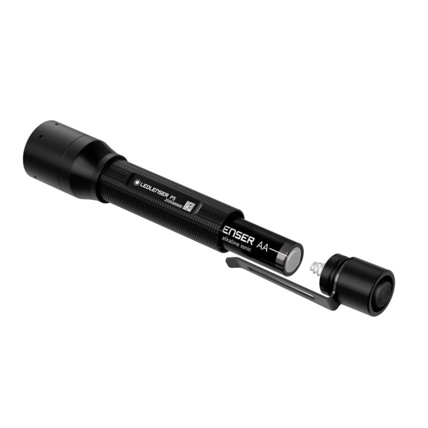 Ledlenser P5 - ručna svjetiljka s prigušivanjem LED/1xAA IP54 200 lm 8 h crna