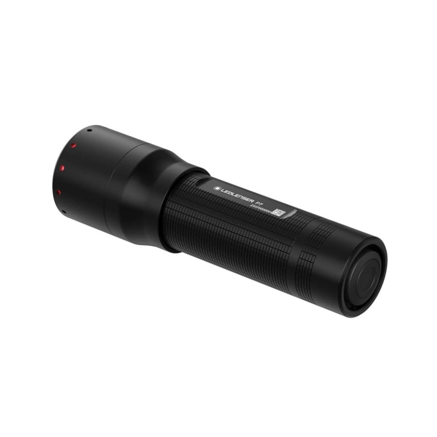 Ledlenser P7 - LED ručna svjetiljka s mogućnošću prigušivanja, LED/4xAAA, IP54, 450 lm, 25 h, crna