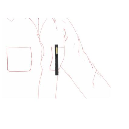 Ledlenser W2R - LED punjiva radna svjetiljka s prigušivanjem LED/630 mAh IP54 220 lm