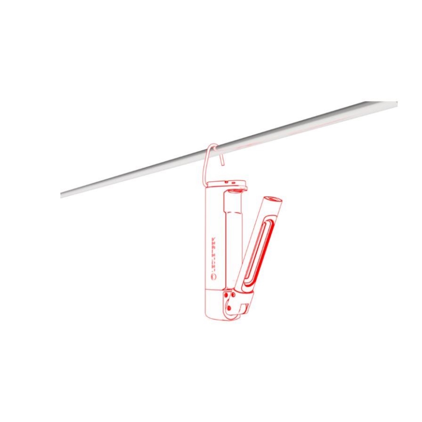 Ledlenser W7R - prigušiva, punjiva radna LED svjetiljka LED/2500 mAh IP54 600 lm