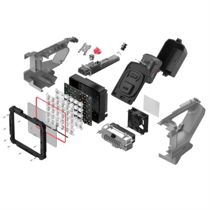 Ledlenser XP30R - LED svjetiljka s podesivom svjetlinom i punjiva LED/5000 mAh IP54 32000 lm 16 h siva