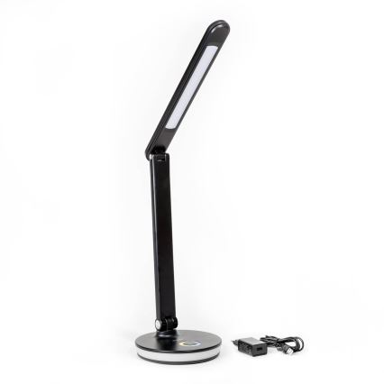 LED RGBW Prigušiva stolna lampa s funkcijom powerbank-a LED/12W/5V 2800-6000K crna