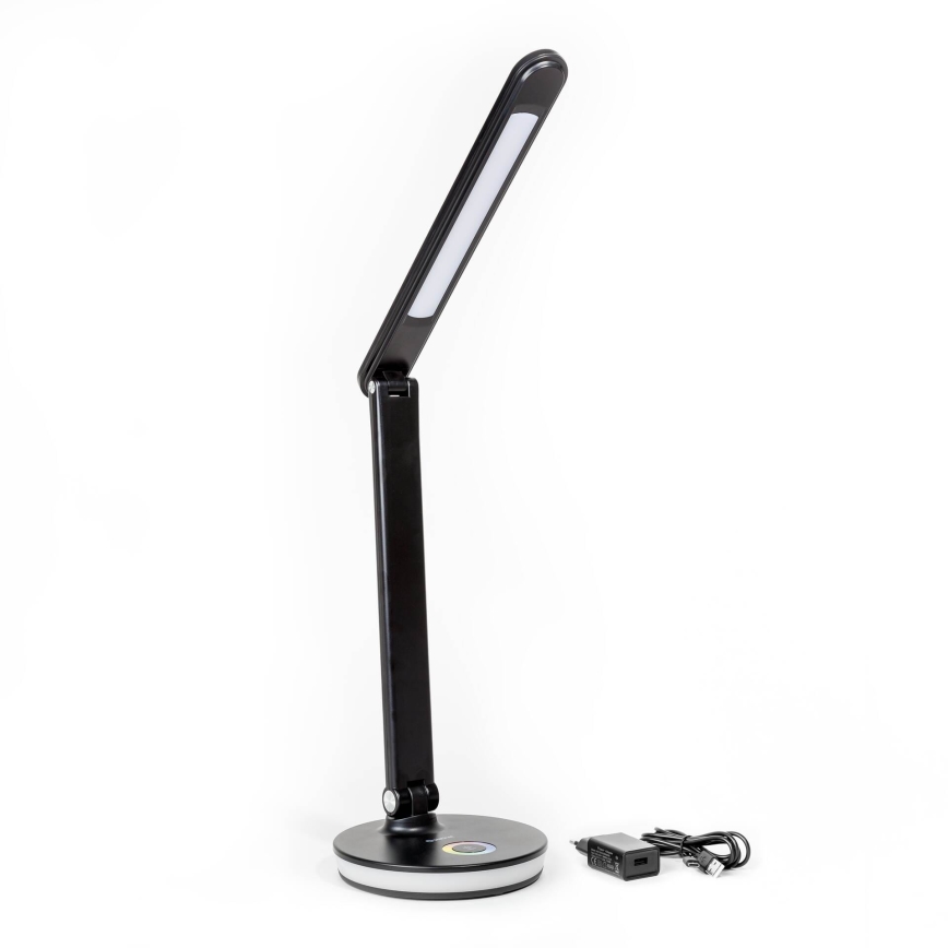 LED RGBW Prigušiva stolna lampa s funkcijom powerbank-a LED/12W/5V 2800-6000K crna