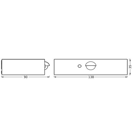 Ledvance - LED solarna zidna svjetiljka sa senzorom ENDURA SOLAR LED/3W/4,2V IP65