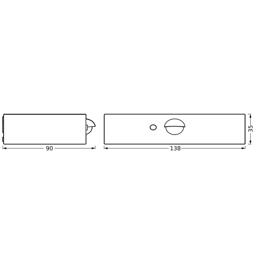 Ledvance - LED solarna zidna svjetiljka sa senzorom ENDURA SOLAR LED/3W/4,2V IP65