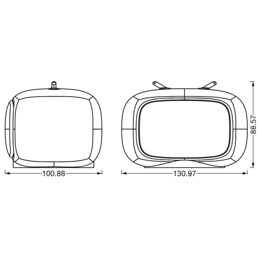 Ledvance - LED Dječja noćna lampica na dodir TOUCH LED/2,5W/5V
