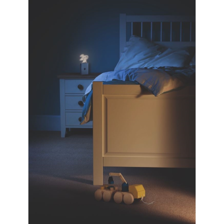 Ledvance - LED Dječja orijentacijska svjetiljka sa senzorom NIGHTLUX LED/0,2W/4,5V 3000K