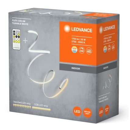 Ledvance - LED fleksibilna traka za prigušivanje FLEX COB 5m LED/35W/230V 2700-6500K + daljinski upravljač