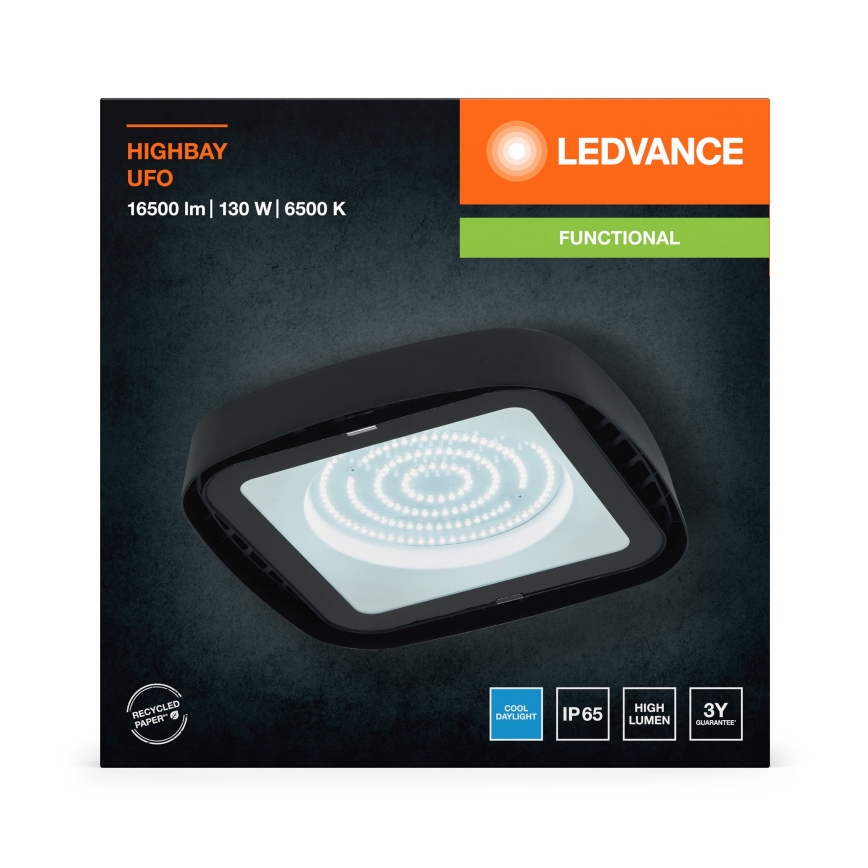 Ledvance - LED Industrijska stropna svjetiljka HIGHBAY LED/130W/230V IP65 6500K