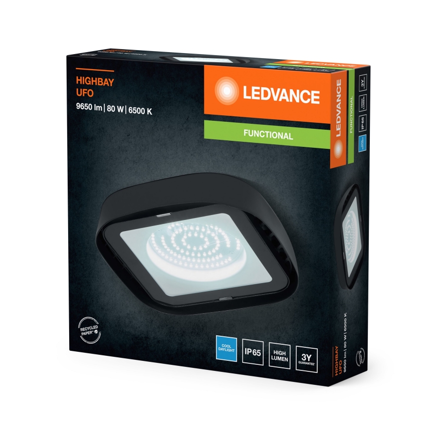 Ledvance - LED Industrijska stropna svjetiljka HIGHBAY LED/80W/230V IP65 6500K