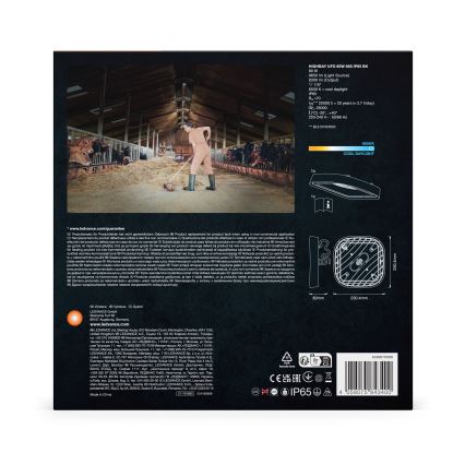 Ledvance - LED Industrijska stropna svjetiljka HIGHBAY LED/80W/230V IP65 6500K