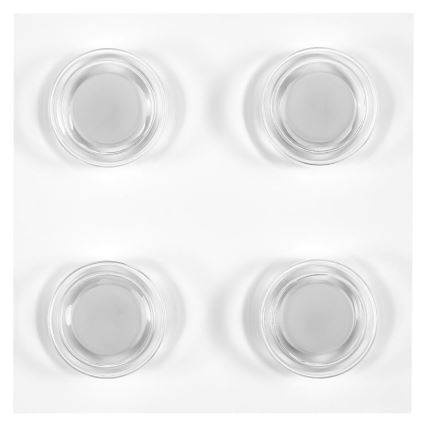 Ledvance - LED Stropna kupaonska svjetiljka ORBIS FLAME 4xLED/5,5W/230V 3000/4000K IP44 bijela