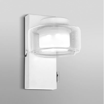 Ledvance - LED Zidna kupaonska svjetiljka ORBIS FLAME LED/5,5W/230V 3000/4000K IP44 bijela