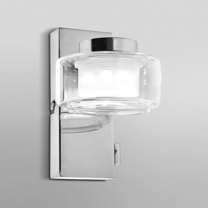 Ledvance - LED Zidna kupaonska svjetiljka ORBIS FLAME LED/5,5W/230V 3000/4000K IP44 sjajni krom