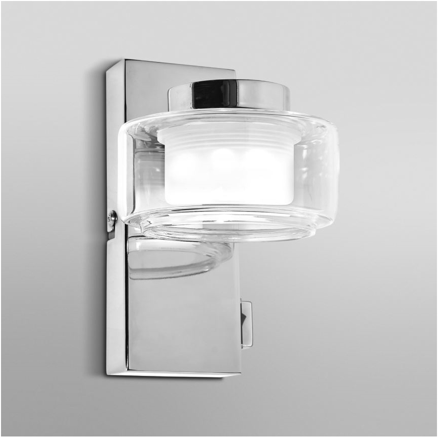 Ledvance - LED Zidna kupaonska svjetiljka ORBIS FLAME LED/5,5W/230V 3000/4000K IP44 sjajni krom