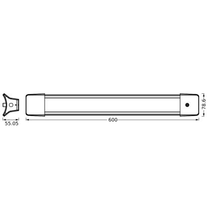 Ledvance - LED Luster na lancu OFFICE LINE LED/24W/230V 4000K