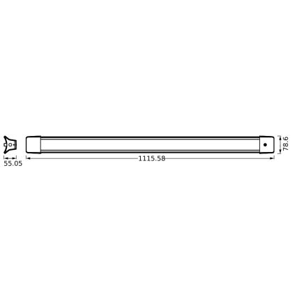 Ledvance - LED Luster na lancu OFFICE LINE LED/41W/230V 4000K