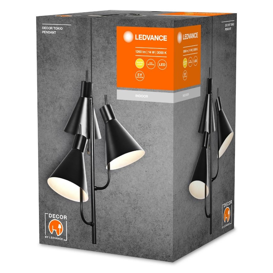 Ledvance - LED Luster na sajli DECOR TOKIO 3xLED/4,6W/230V