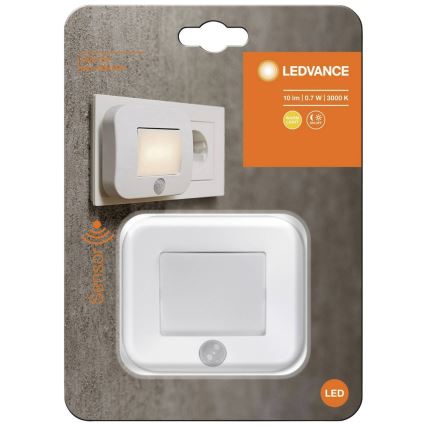 Ledvance - LED Noćno svjetlo sa senzorom LUNETTA LED/0,7W/230V 3000K