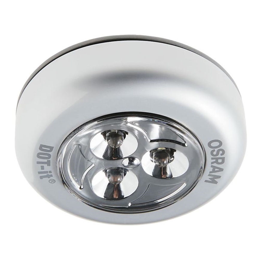 Ledvance - LED Orijentacijska svjetiljka na dodir DOT-IT LED/0,2W/3xAAA