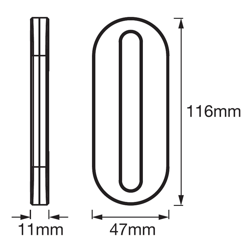 Ledvance - LED Orijentacijska svjetiljka sa senzorom MOBILE LED/0,5W/3,7V 330 mAh CRI 90