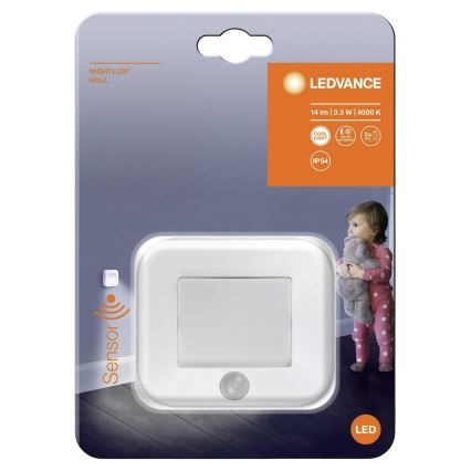 Ledvance - LED Orijentacijska svjetiljka sa senzorom NIGHTLUX LED/0,25W/3xAAA