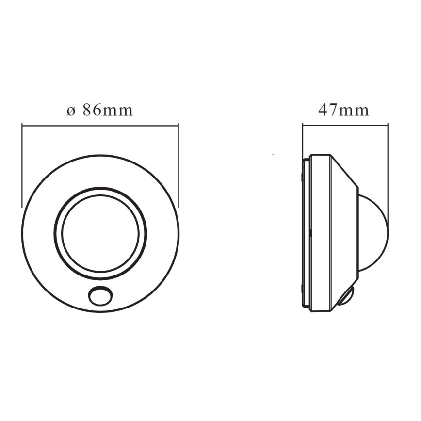 Ledvance - LED Orijentacijska svjetiljka sa senzorom NIGHTLUX LED/1,7W/3xAAA 4000K