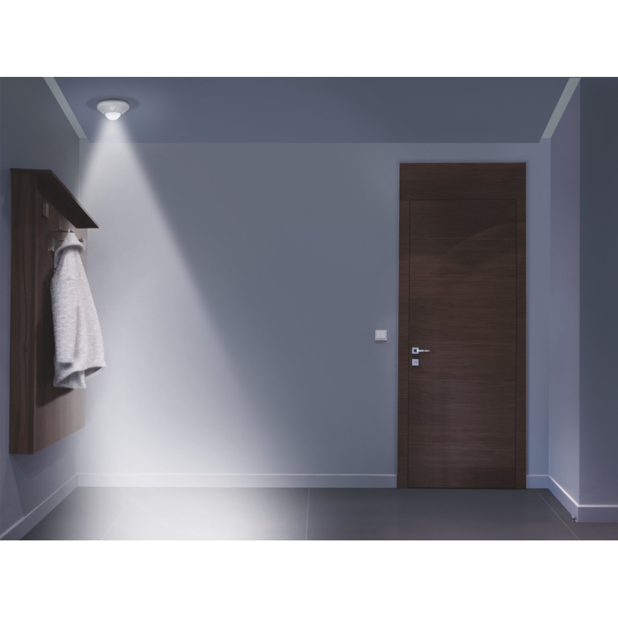 Ledvance - LED orijentacijsko svjetlo sa senzorom NIGHTLUX LED/1,7W/3xAA 4000K