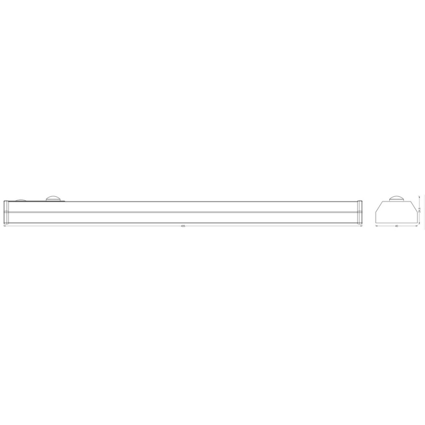 Ledvance - LED Podelementna svjetiljka sa senzorom MOBILE LED/1W/5V 1000 mAh 4000K 40 cm