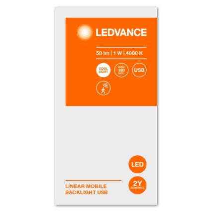 Ledvance - LED Podelementna svjetiljka sa senzorom MOBILE LED/1W/5V 20 cm