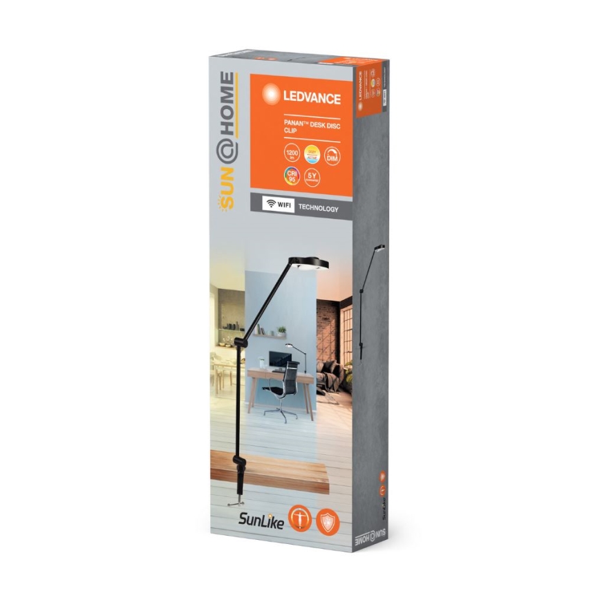 Ledvance - LED Prigušiva lampa s kopčom SUN@HOME LED/15W/230V 2200-5000K CRI 95 Wi-Fi