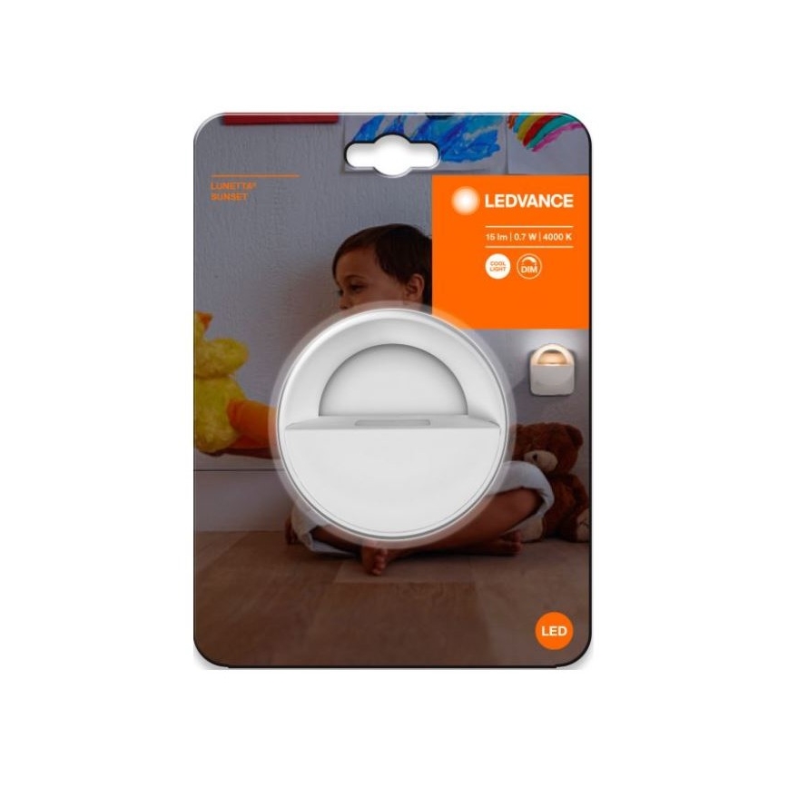Ledvance - LED Prigušiva noćno svjetlo LUNETTA LED/0,7W/230V
