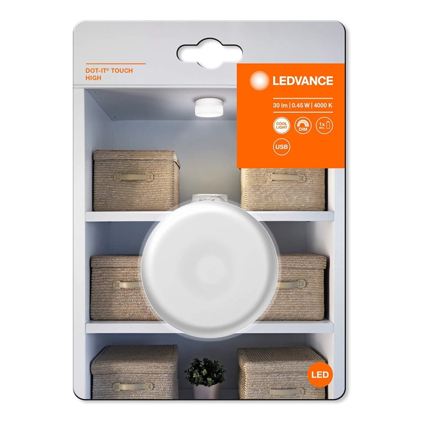 Ledvance - LED Prigušiva orijentacijska svjetiljka DOT-IT LED/0,45W/5V 500 mAh