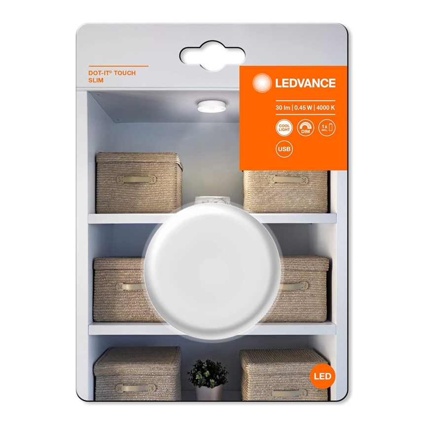 Ledvance - LED Prigušiva orijentacijska svjetiljka DOT-IT LED/0,45W/5V 500 mAh