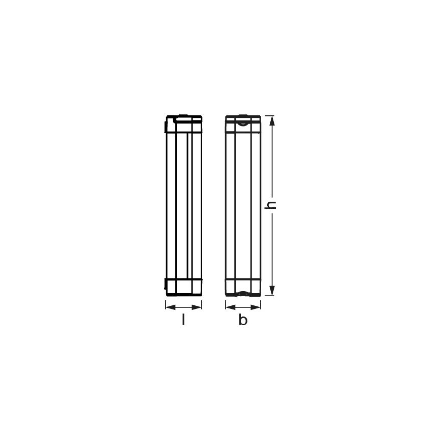 Ledvance - LED Prigušiva orijentacijska svjetiljka LINEAR LED/6,9W/5V 2200 mAh IP54
