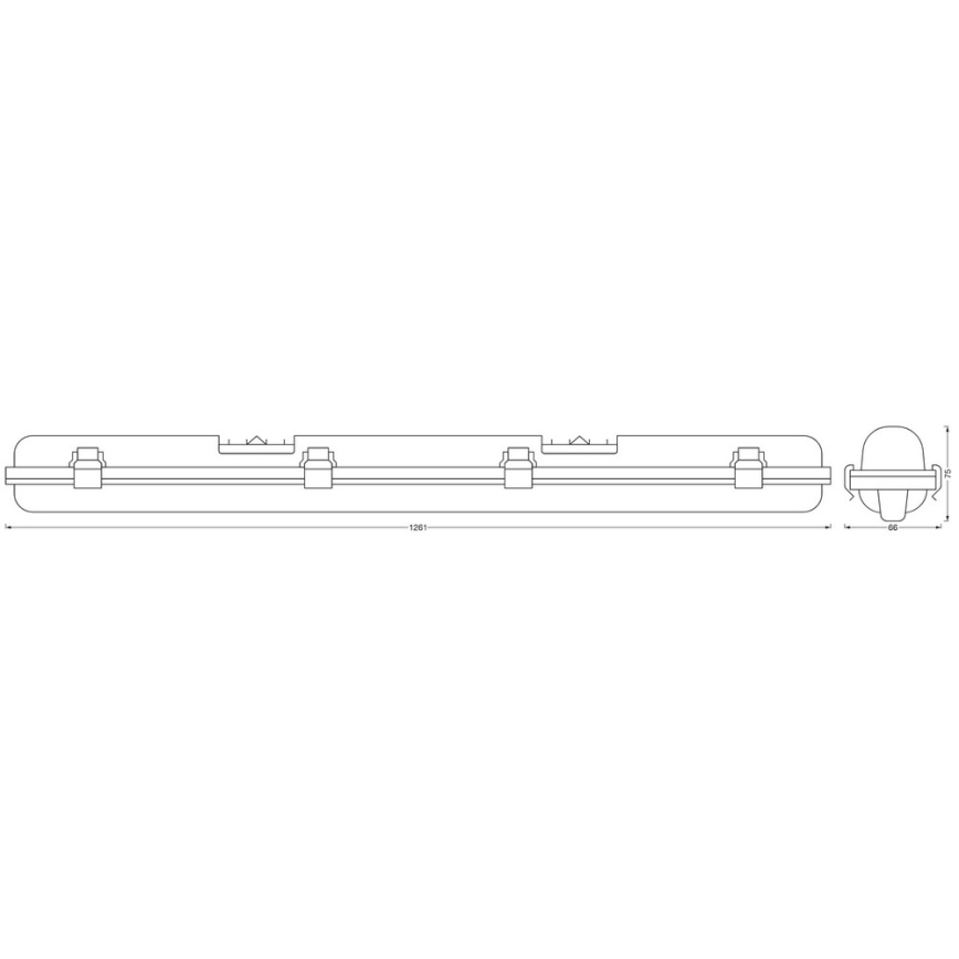 Ledvance - LED Prigušiva radna svjetiljka SUBMARINE G13/18W/230V 2700-6500K Wi-Fi IP65