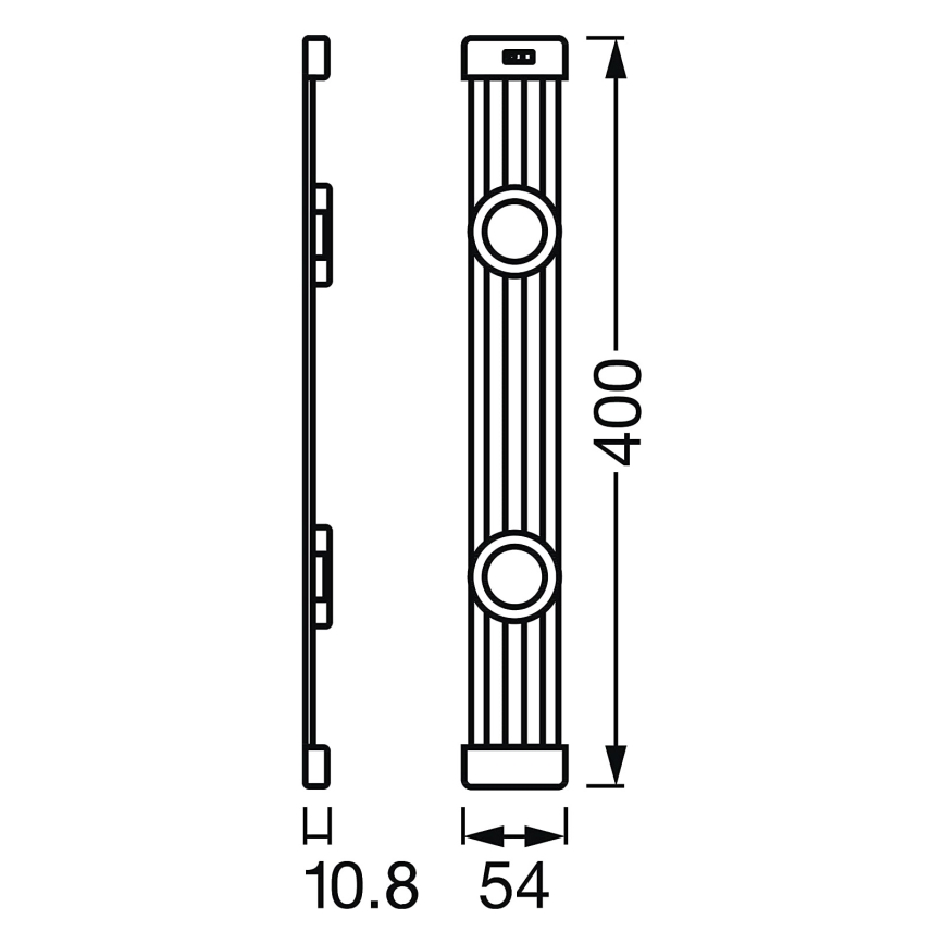 Ledvance - LED Prigušiva rasvjeta za namještaj sa senzorom LINEAR 2xLED/3,5W/230V